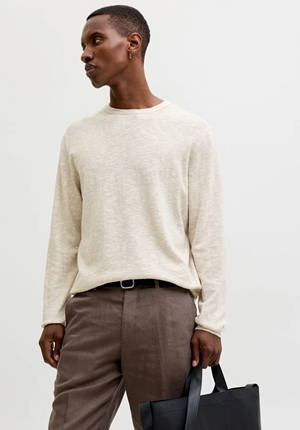 Tröja - JJESUMMER SLUB TEE